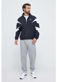 adidas Originals bluza męska kolor czarny wzorzysta. Kolor: czarny. Materiał: materiał #5