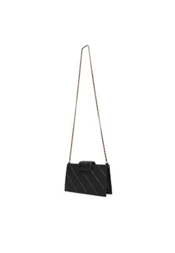 Tory Burch Torebka Fleming Mini Chain Wallet 167250 Czarny. Kolor: czarny. Materiał: skórzane