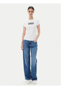 BOSS T-Shirt Endora 50545287 Biały Regular Fit. Kolor: biały. Materiał: bawełna #5