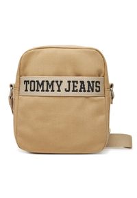 Tommy Jeans Saszetka Retro Cool Reporter AM0AM13277 Beżowy. Kolor: beżowy. Materiał: materiał