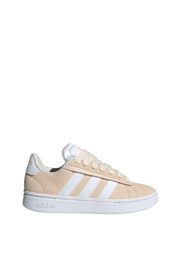 Adidas - Buty Grand Court Alpha. Kolor: biały. Styl: sportowy, elegancki