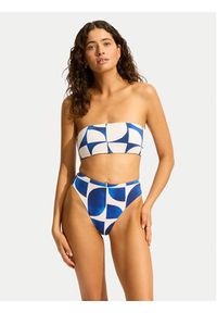 Seafolly Góra od bikini 31534-238 Niebieski. Kolor: niebieski. Materiał: syntetyk #8