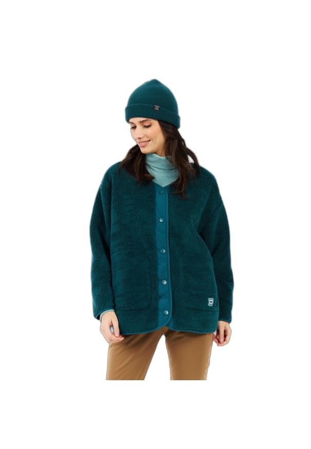 Damski polar Protest Edith. Kolor: niebieski. Materiał: polar