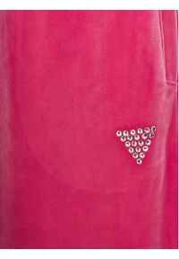 Guess Spodnie dresowe J4RQ16 KBXI2 Różowy Wide Leg. Kolor: różowy. Materiał: syntetyk #3