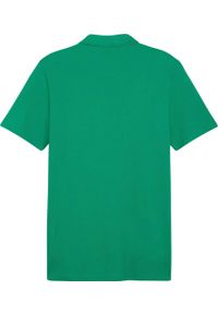 Koszulka sportowa męska Puma Team Goal Casuals Polo. Typ kołnierza: polo. Kolor: zielony. Materiał: bawełna