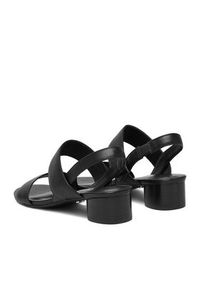 Gino Rossi - GINO ROSSI Sandały C-LP355740-1 Czarny. Kolor: czarny. Materiał: skóra #6