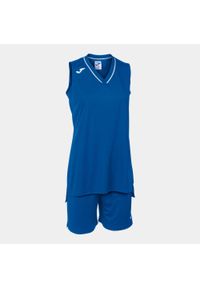 Joma - Zestaw do koszykówki damski Atlanta. Kolor: niebieski, wielokolorowy, biały. Materiał: dresówka. Sport: koszykówka