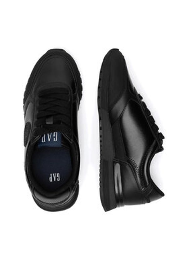 GAP - Gap Sneakersy NEW YORK RUNNER LOW W GP506013BW-BK00 Czarny. Kolor: czarny. Materiał: materiał
