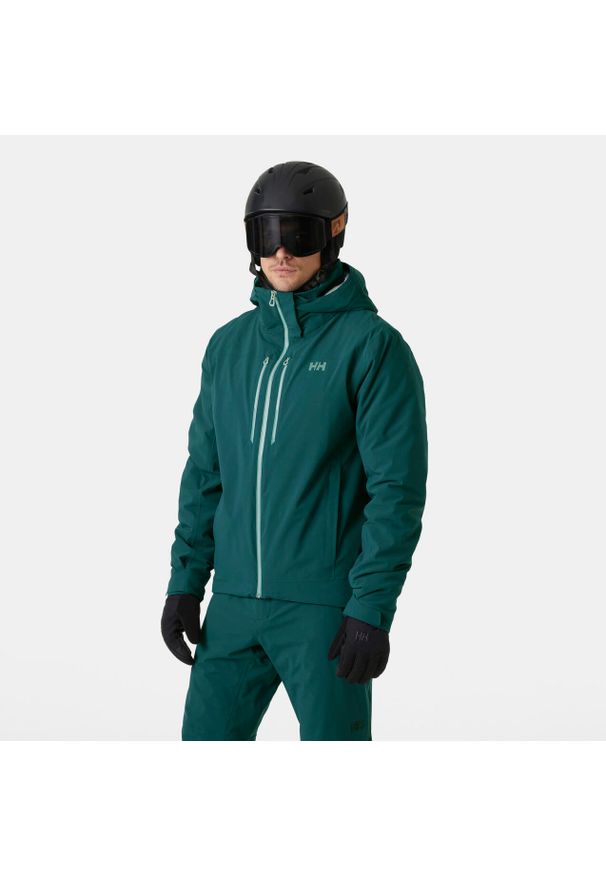 Kurtka narciarska Helly Hansen Alpha Lifaloft. Kolor: zielony. Sezon: zima. Sport: narciarstwo