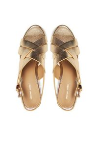 MICHAEL Michael Kors Espadryle Nora 40S5NOHS2M Złoty. Kolor: złoty. Materiał: skóra #3