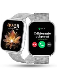 Rubicon - Zegarek Damski SMARTWATCH RUBICON silver/silver mesh. Rodzaj zegarka: smartwatch. Materiał: mesh #1