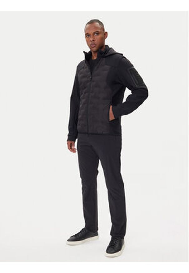 BOSS Kurtka puchowa J T-Down Hybrid 50541045 Czarny Regular Fit. Kolor: czarny. Materiał: syntetyk