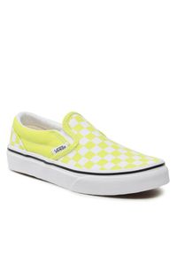 Vans Tenisówki Classic Slip-On VN0A5KXMZUD1 Zielony. Zapięcie: bez zapięcia. Kolor: zielony. Materiał: materiał #1