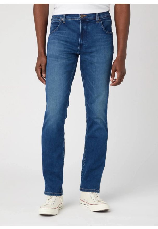 Wrangler - WRANGLER MĘSKIE SPODNIE JEANSOWE WRANGLER GREENSBORO VERVE 112341412