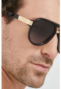 DSQUARED2 okulary przeciwsłoneczne męskie kolor brązowy. Kolor: brązowy #4
