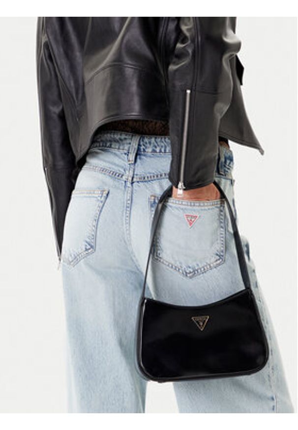 Guess Torebka HWNG94 96170 Czarny. Kolor: czarny. Materiał: skórzane