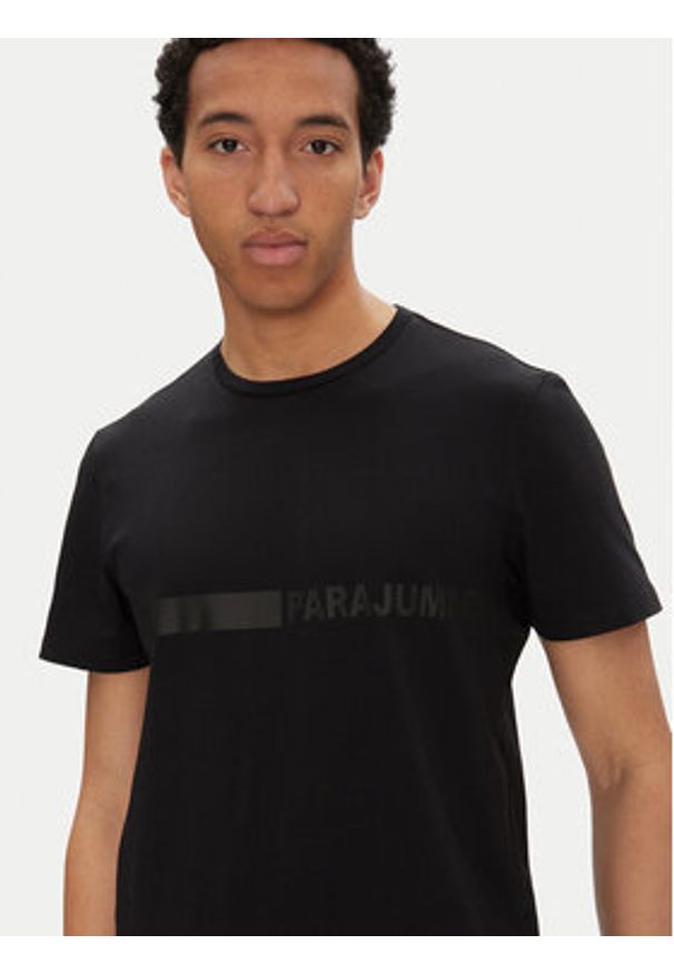 Parajumpers T-Shirt Space 25SMPMTSXF05 Czarny Regular Fit. Kolor: czarny. Materiał: bawełna