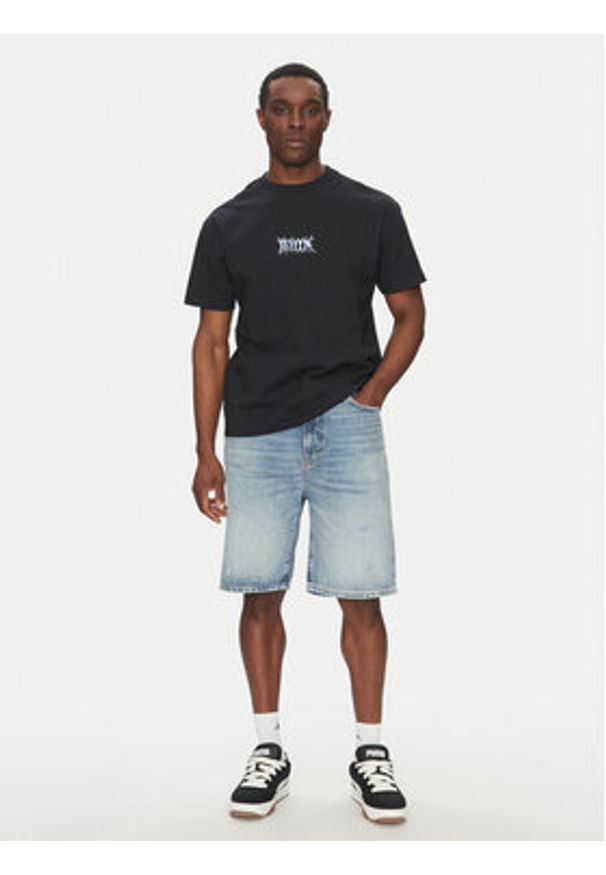 Quiksilver T-Shirt EQYZT08016 Czarny Relaxed Fit. Kolor: czarny. Materiał: bawełna