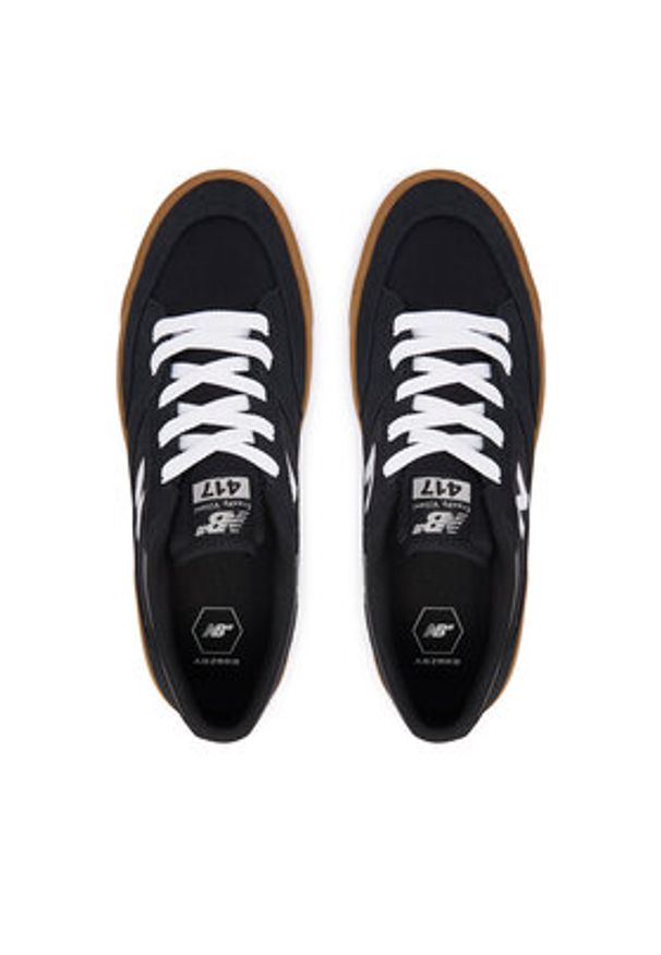 New Balance Tenisówki Numeric Franky Villani 417 UN417BGC Czarny. Kolor: czarny. Materiał: skóra, zamsz
