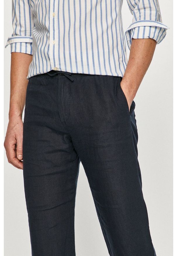 JOOP! - Joop! - Spodnie. Okazja: na co dzień. Kolor: niebieski. Styl: casual