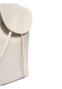 Calvin Klein Plecak Emblem Aop Mini Backpack LV04F3507G Biały. Kolor: biały. Materiał: skóra #5