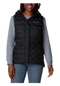 columbia - Kamizelka damska Columbia Delta Ridge z kapturem. Typ kołnierza: kaptur. Kolor: czarny. Sezon: zima, jesień #1