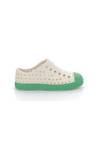 Native Shoes - Trampki dziecięce NATIVE JEFFERSON JUNIOR buty do chodzenia. Kolor: zielony, biały, wielokolorowy. Sport: turystyka piesza