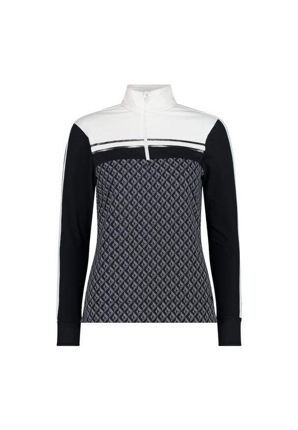 Golf damska narciarcki męski CMP 33L0586. Typ kołnierza: golf. Kolor: czarny. Sezon: zima. Sport: golf