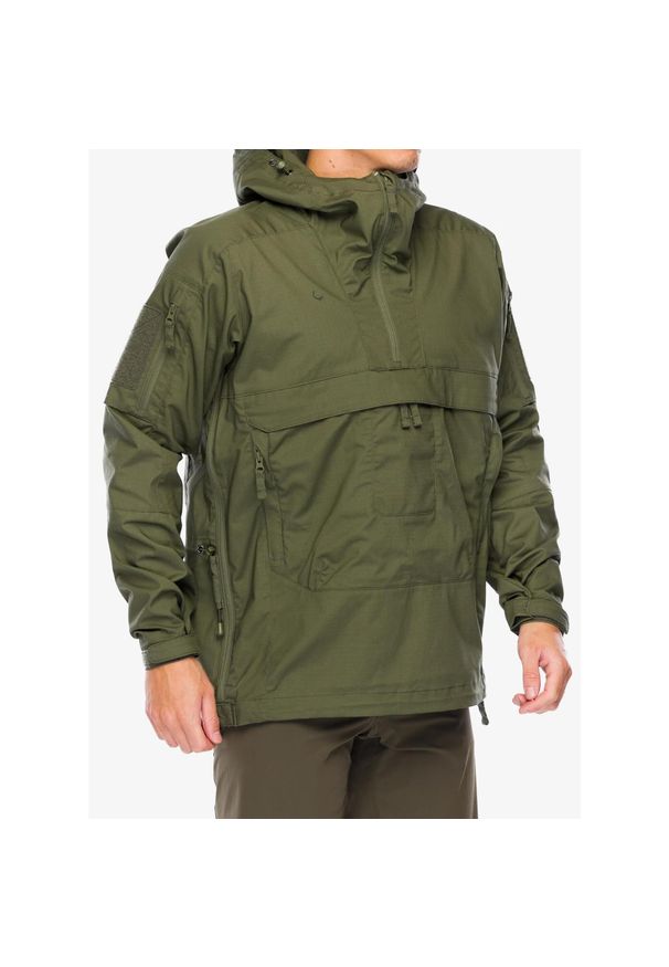 Kurtka bushcraft męska Helikon-Tex Tracer Anorak Jacket. Kolor: zielony. Sport: turystyka piesza