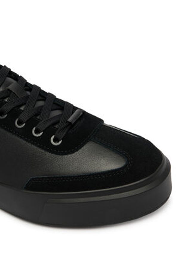 Calvin Klein Sneakersy Basket Cupsole Lup Wt Lth HM0HM02133 Czarny. Kolor: czarny. Materiał: skóra