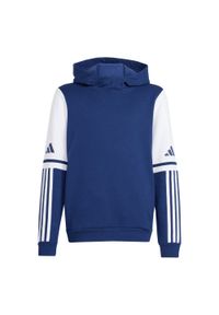 Adidas - Bluza z kapturem dla dzieci adidas Squadra25. Typ kołnierza: kaptur. Kolor: niebieski, biały, wielokolorowy. Sport: piłka nożna