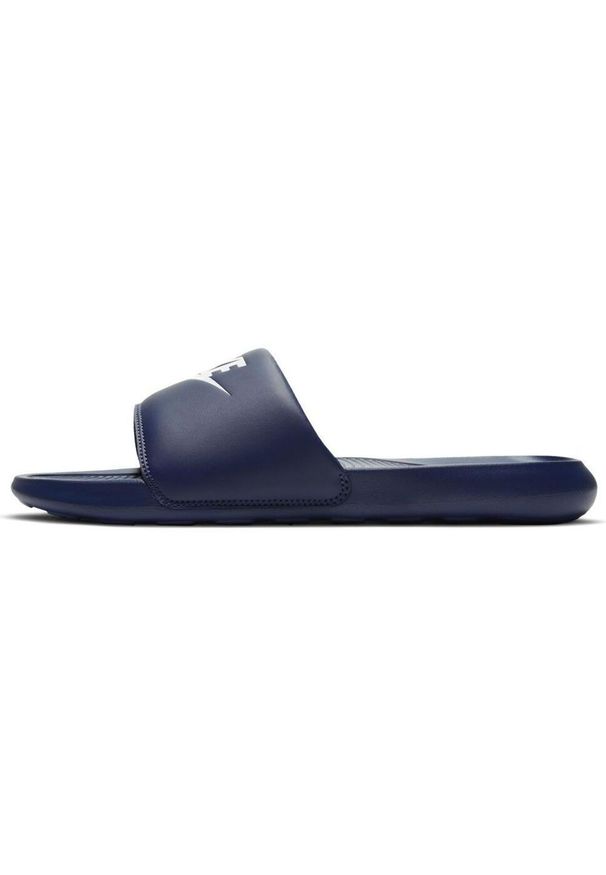 Klapki męskie Nike Victori One Slide. Kolor: niebieski. Materiał: tkanina, materiał, syntetyk