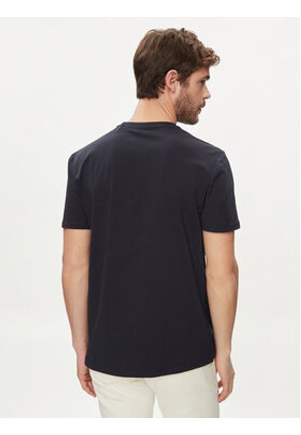 Guess T-Shirt M4GI61 J1314 Niebieski Slim Fit. Kolor: niebieski. Materiał: bawełna
