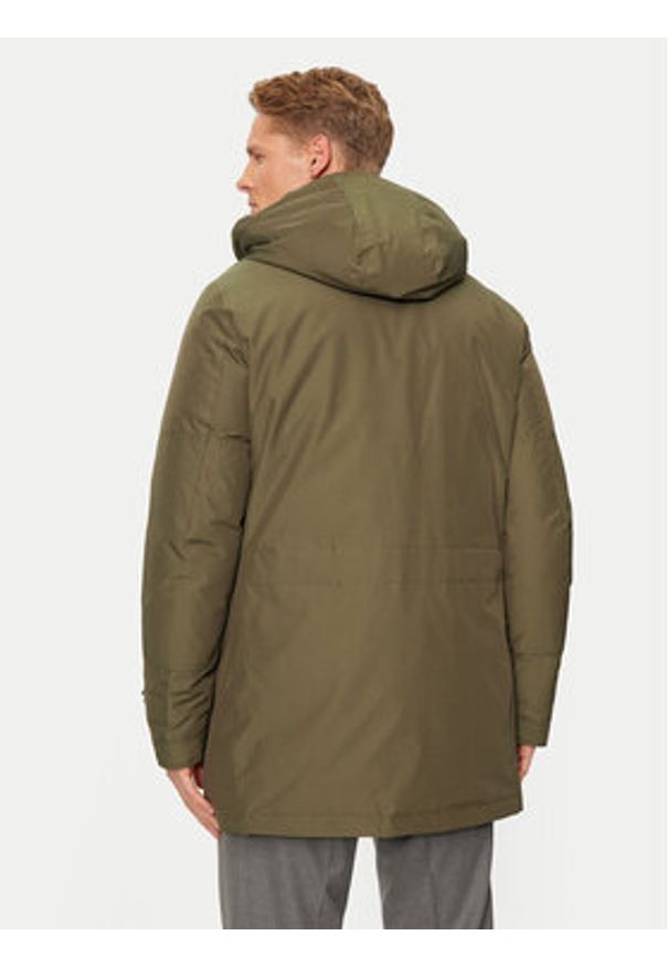 Woolrich Kurtka puchowa CFWOOU0487MRUT0001 Zielony Regular Fit. Kolor: zielony. Materiał: bawełna