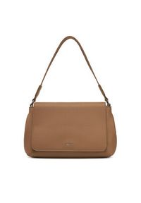 Calvin Klein Torebka K60K613085 Beżowy. Kolor: beżowy. Materiał: skórzane #5