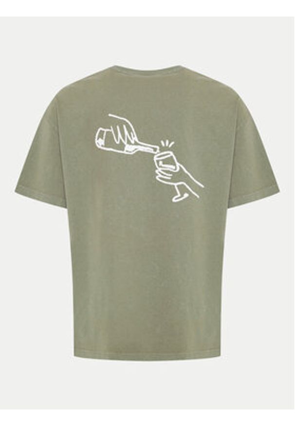 !SOLID - Solid T-Shirt Ismail 21108240 Zielony Regular Fit. Kolor: zielony. Materiał: bawełna