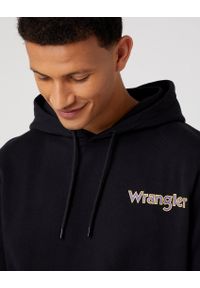 Wrangler - WRANGLER GRAPHIC HOODIE MĘSKA BLUZA LOGO NADRUK W674I4100 112331943. Wzór: nadruk #3