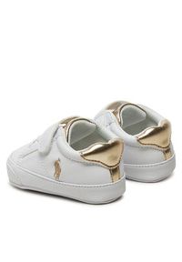 Polo Ralph Lauren Sneakersy Theron V Ps Layette RL01200100 Biały. Kolor: biały. Materiał: skóra