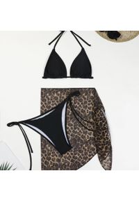 Intica - Zestaw bikini z pareo na plażę i basen Paca. Kolor: wielokolorowy. Materiał: tkanina, materiał