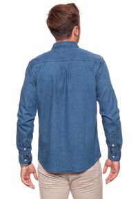 Lee - KOSZULA JEANSOWA MĘSKA LEE RIDER SHIRT L67DPGQU. Materiał: jeans #7