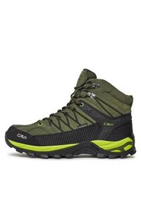 CMP Trekkingi Rigel Mid Trekking Shoes Wp 3Q12947 Khaki. Kolor: brązowy. Materiał: zamsz, skóra. Sport: turystyka piesza