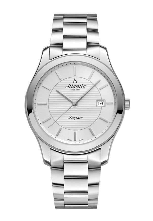 Atlantic - Zegarek Męski ATLANTIC Seapair 60335.41.21. Materiał: skóra. Styl: klasyczny, casual, elegancki, sportowy