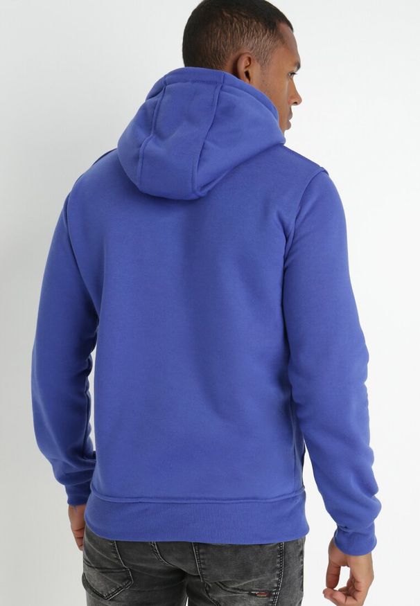 Born2be - Granatowa Bluza Evoire. Okazja: na co dzień. Typ kołnierza: kaptur. Kolor: niebieski. Styl: casual