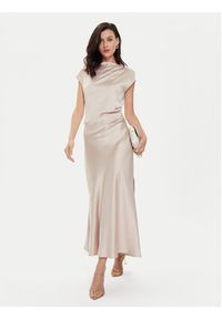 Imperial Sukienka koktajlowa AEAOHBA Różowy Regular Fit. Kolor: różowy. Materiał: syntetyk. Styl: wizytowy #5