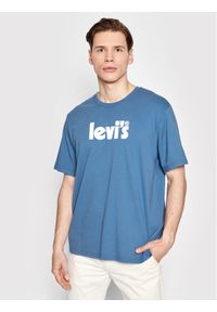 Levi's® T-Shirt 16143-0142 Niebieski Relaxed Fit. Kolor: niebieski. Materiał: bawełna