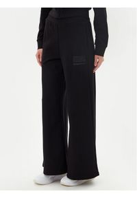 EA7 Emporio Armani Spodnie dresowe 7W000179 AF12473 UC001 Czarny Wide Leg. Kolor: czarny. Materiał: bawełna #1