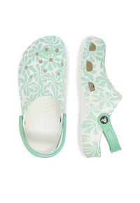 Crocs Klapki BAYA GRAPHIC CLOG 206230-3U3 Biały. Kolor: biały