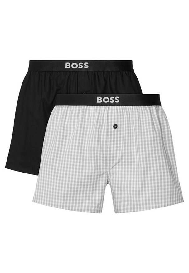 BOSS Komplet bokserek 50535781 Szary. Kolor: szary. Materiał: bawełna