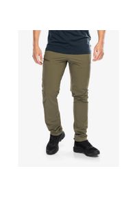 Fjällräven - Spodnie trekkingowe męskie Fjallraven Abisko Trail Stretch Trousers. Kolor: zielony. Sport: turystyka piesza