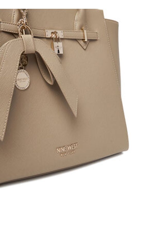 Nine West Torebka CEO-Chelsea-Charm-III-LX10186 Beżowy. Kolor: beżowy